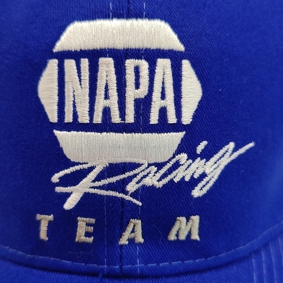 2019 TEAM NAPA RACING, NASCAR CUP & WEST OULTLAWS, INDYCAR NHRA Cap Blue & White - Picture 11 of 12